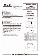 DataSheet BZT52CxxS pdf