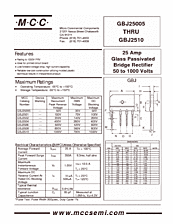 DataSheet GBJ250x pdf