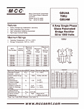 DataSheet GBU4x pdf