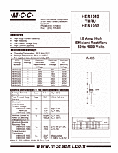 DataSheet HER10xS pdf