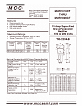 DataSheet MUR1020CT pdf