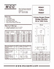 DataSheet RS60x pdf