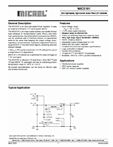 DataSheet MIC5191 pdf