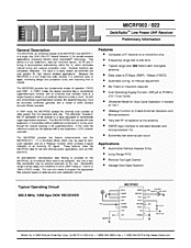 DataSheet MICRF002 pdf