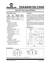 DataSheet 25LC640 pdf