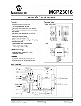DataSheet MCP23016 pdf