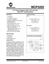 DataSheet MCP3202 pdf