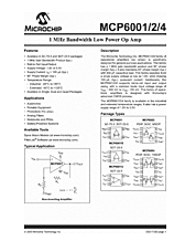DataSheet MCP6004 pdf