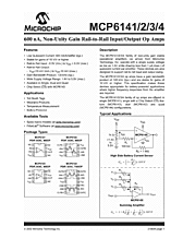 DataSheet MCP6141 pdf