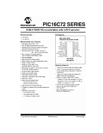 DataSheet PIC16C72-02E/JW pdf