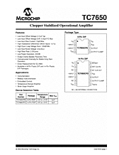 DataSheet TC7650 pdf