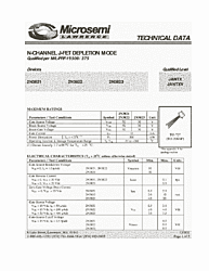 DataSheet 2N3823 pdf