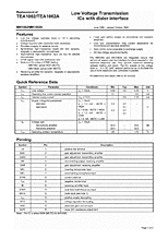 DataSheet TEA1062A pdf