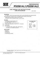 DataSheet PS2581AL1 pdf