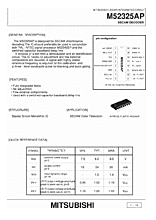 DataSheet M52325AP pdf