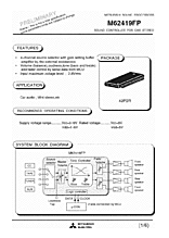 DataSheet M62419FP pdf