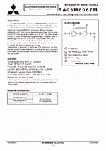 DataSheet RA03M8087M pdf
