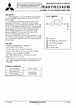 DataSheet RA07H3340M pdf