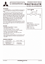 DataSheet RA07N4047M pdf