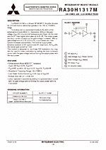 DataSheet RA30H1317M pdf