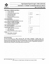 DataSheet M1T1HT18FL32E pdf