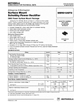 DataSheet MBRS1540T3 pdf