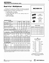 DataSheet MC10H174 pdf