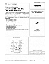 DataSheet MC13142D pdf