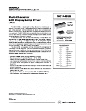 DataSheet MC14489B pdf