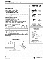 DataSheet MC14501UB pdf