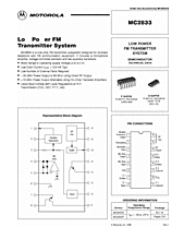 DataSheet MC2833 pdf