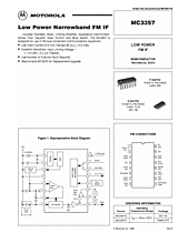 DataSheet MC3357 pdf