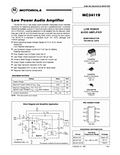 DataSheet MC34119 pdf