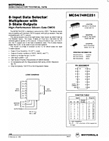 DataSheet MC54/74HC251 pdf