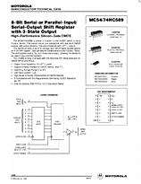 DataSheet MC54/74HC589 pdf