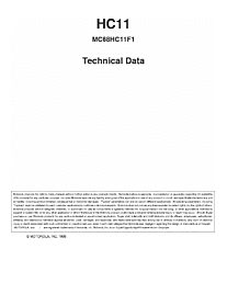DataSheet MC68HC11F1 pdf