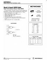 DataSheet MC74HC4002 pdf