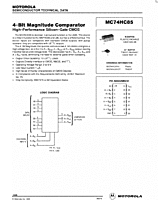 DataSheet MC74HC85 pdf