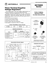 DataSheet MC79M00 pdf