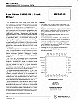 DataSheet MC88915 pdf