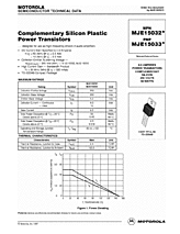 DataSheet MJE15032 pdf