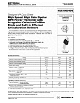 DataSheet MJE18004D2 pdf