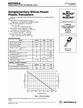 DataSheet MJE243 pdf