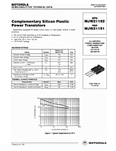 DataSheet MJW21191 pdf