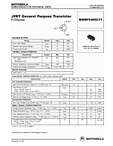 DataSheet MMBF5460LT1 pdf