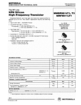 DataSheet MMBR901LT1 pdf