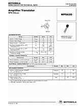 DataSheet MPSA20 pdf