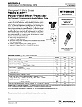 DataSheet MTP2N60E pdf
