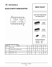 DataSheet SN54/74LS37 pdf