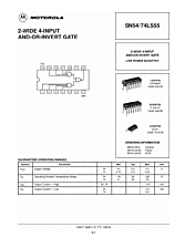 DataSheet SN54/74LS55 pdf